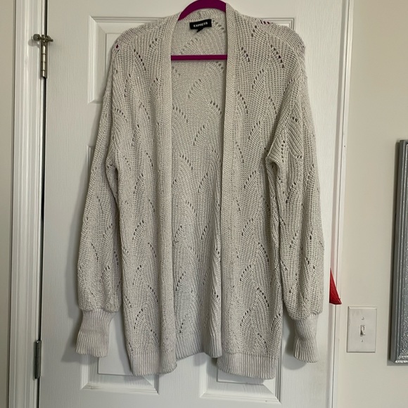 Express cream cardigan - Picture 1 of 3